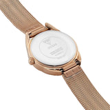 Guess Whisper Silver Dial Rose Gold Mesh Bracelet Watch for Women - W1084L3 Buy Now By Guess