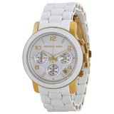 Michael Kors Runway White Dial White Steel Strap Watch for Women - MK5145 Buy Now By Michael Kors