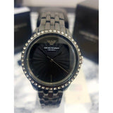 Emporio Armani Crystal Ceramica Black Dial Black Steel Strap Watch For Women - AR1478 Buy Now By Emporio Armani