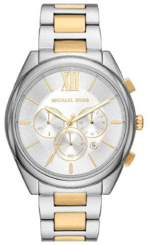 Michael Kors Janelle Chronograph Silver Dial Two Tone Steel Strap Watch For Men - MK8994 Buy Now By Michael Kors