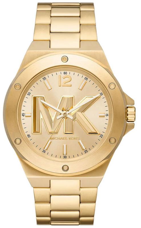 Michael Kors Lennox Three-Hand Quartz Gold Dial Gold Steel Strap Watch For Men - MK8939 Buy Now By Michael Kors