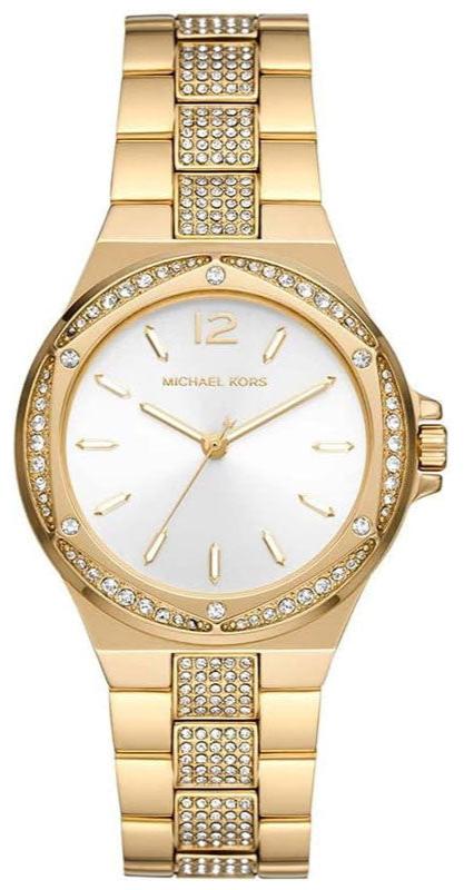 Michael Kors Lenox Three Hand Silver Dial Gold Steel Strap Watch For Women - MK7361 Buy Now By Michael Kors