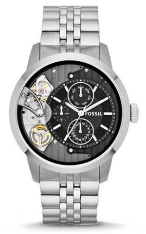 Fossil Townsman Multifunction Black Dial Silver Steel Strap Watch for Men - ME1135 Buy Now By Fossil