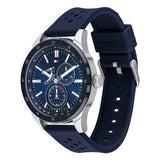 Tommy Hilfiger Austin Quartz Blue Dial Blue Rubber Strap Watch for Men - 1791635 Buy Now By Tommy Hilfiger