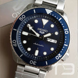 Seiko 5 Sports Automatic Analog Blue Dial Silver Steel Strap Watch For Men - SRPD51K1 Buy Now By Seiko
