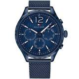 Tommy Hilfiger Gavin Chronograph Blue Dial Blue Mesh Bracelet Watch for Men - 1791471 Buy Now By Tommy Hilfiger