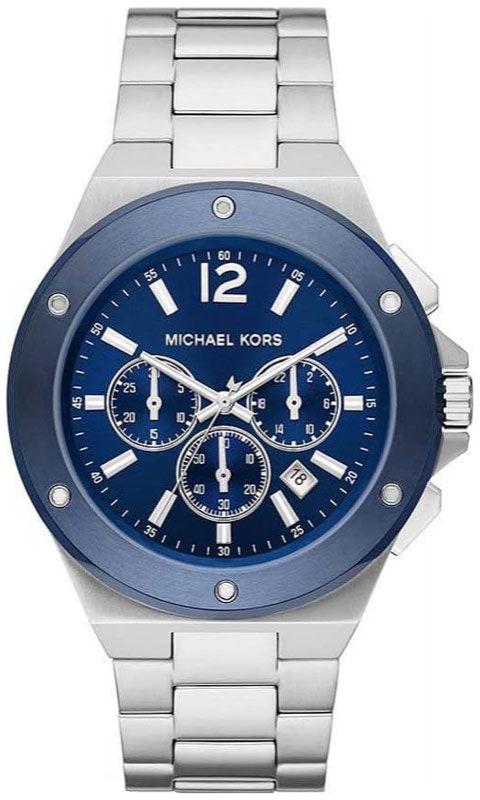 Michael Kors Lennox Chronograph Blue Dial Silver Steel Strap Watch For Men - MK8938 Buy Now By Michael Kors