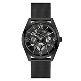 Guess Analog Multifunction Black Dial Black Mesh Bracelet Watch for Men - GW0368G3 Buy Now By Guess