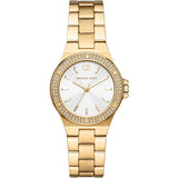 Michael Kors Lennox Three-Hand Silver Dial Gold Steel Strap Watch For Women - MK7278 Buy Now By Michael Kors
