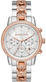 Michael Kors Ritz Chronograph Silver Dial Two Tone Steel Strap Watch For Women - MK6938 Buy Now By Michael Kors