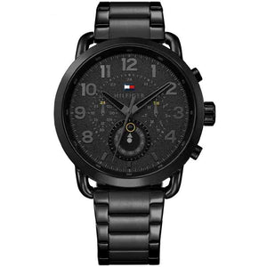 Tommy Hilfiger Briggs Black Dial Black Steel Strap Watch for Men - 1791423 Buy Now By Tommy Hilfiger