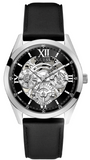 Guess Tailor Multifunction Black Dial Black Leather Strap Watch for Men - GW0389G1 Buy Now By Guess