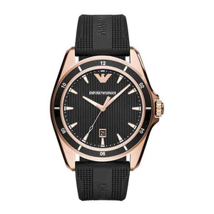 Emporio Armani Sport Quartz Black Dial Black Rubber Strap Watch For Men - AR11101 Buy Now By Emporio Armani