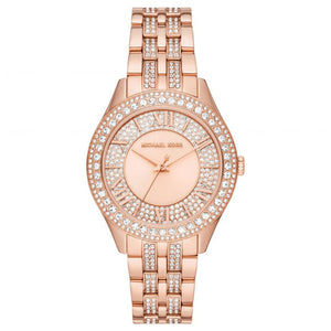 Michael Kors Harlowe Rose Gold Dial Rose Gold Steel Strap Watch For Women - MK4710 Buy Now By Michael Kors