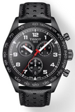 Tissot T Sport PRS 516 Chronograph Black Dial Black Leather Strap Watch for Men - T131.617.36.052.00 Buy Now By Tissot