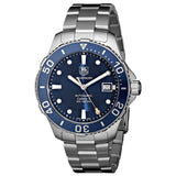 Tag Heuer Aquaracer Caliber 5 Automatic Blue Dial Silver Steel Strap Watch for Men - WAN2111.BA0822 Buy Now By Tag Heuer