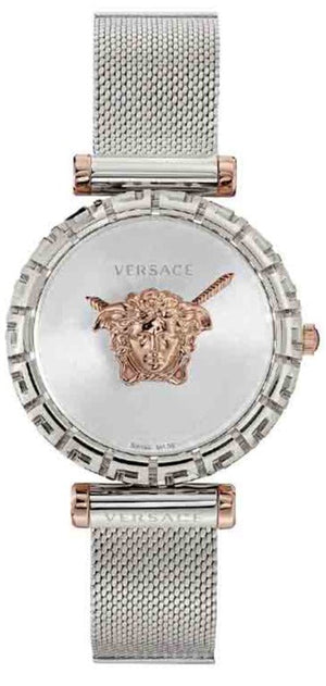 Versace Palazzo Empire Silver Dial Silver Mesh Bracelet Watch for Women - VEDV00419 Buy Now By Versace