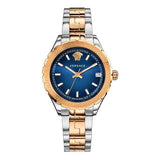 Versace Hellenyium Blue Dial Two Tone Steel Strap Watch for Women - V12060017 Buy Now By Versace