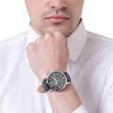 Fossil Townsman Multifunction Black Dial Black Leather Strap Watch for Men - FS5396 Buy Now By Fossil