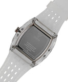 Guess Phoenix Polycarbonate Clear Multi-function Black Dial Clear Rubber Strap Watch for Men - GW0499G3 Buy Now By Guess