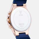 Guess Moonlight Diamonds White Dial Blue Rubber Strap Watch for Women - GW0257L3 Buy Now By Guess
