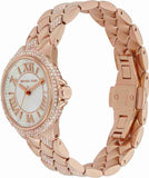 Michael Kors Camille Analog Silver Dial Rose Gold Steel Strap Watch for Women - MK4810 Buy Now By Michael Kors