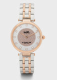 Coach Park Silver Dial Two Tone Steel Strap Watch for Women - 14503644 Buy Now By Coach