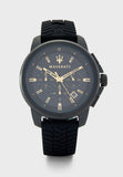 Maserati Successo Black Dial Black Rubber Strap Watch For Men - R8871621011 Buy Now By Maserati