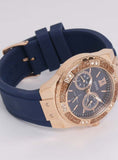Guess Limelight Blue Dial Blue Silicone Strap Watch For Women - W1053L1 Buy Now By Guess