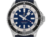 Breitling Superocean Automatic 44 Blue Dial Blue Rubber Strap Watch for Men - A17376211C1S1 Buy Now By Breitling