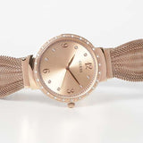Guess Chiffon Rose Gold Dial Mesh Bracelet Watch For Women - W1083L3 Buy Now By Guess