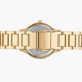 Michael Kors Sage Analog White Dial Gold Steel Strap Watch for Women - MK4822 Buy Now By Michael Kors