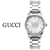 Gucci G Timeless Quartz Silver Dial Silver Steel Strap Watch For Women - YA126595 Buy Now By Gucci