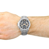 Michael Kors Ryker Chronograph Black Dial Silver Steel Strap Watch For Men - MK8528 Buy Now By Michael Kors