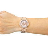 Michael Kors Slim Runway Rose Gold Dial Rose Gold Steel Strap Watch for Women - MK3549 Buy Now By Michael Kors