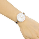 Calvin Klein Graphic Silver Dial Silver Steel Strap Watch for Women - K7E23B46 Buy Now By Calvin Klein