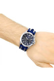 Guess Oasis Multifunction Blue Dial Two Tone Steel Strap Watch for Men- W0366G2 Buy Now By Guess