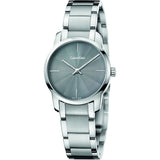 Calvin Klein City Grey Dial Silver Steel Strap Watch for Women - K2G23144 Buy Now By Calvin Klein