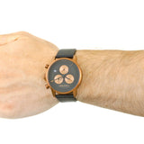 Calvin Klein City Chronograph Black Dial Black Leather Strap Watch for Men - K2G17TC1 Buy Now By Calvin Klein