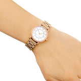 Marc Jacobs Roxy White Dial Rose Gold Steel Strap Watch for Women - MJ3527 Buy Now By Marc Jacobs