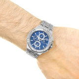 Maurice Lacroix Aikon Chronograph Blue Dial Silver Steel Strap Watch for Men - AI1018-SS002-430-1 Buy Now By Maurice Lacroix