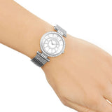 Guess Muse Quartz White Dial Silver Steel Strap Watch For Women - W1008l1 Buy Now By Guess