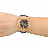 Guess Limelight Blue Dial Blue Silicone Strap Watch For Women - W1053L1 Buy Now By Guess