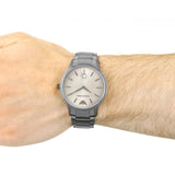 Emporio Armani Renato Quartz Grey Dial Grey Steel Strap Watch For Men - AR11120 Buy Now By Emporio Armani