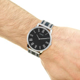 Guess Richmond Blue Dial Two Tone Mesh Bracelet Watch for Men - W1179G1 Buy Now By Guess