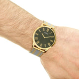 Guess Richmond Quartz Black Dial Two Tone Mesh Bracelet Watch For Women - W1179G2 Buy Now By Guess