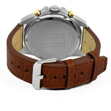 Tommy Hilfiger Decker Blue Dial Brown Leather Strap Watch for Men - 1791561 Buy Now By Tommy Hilfiger