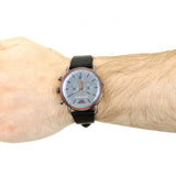 Emporio Armani Aviator Grey Dial Grey Leather Strap Watch For Men - AR11168 Buy Now By Emporio Armani