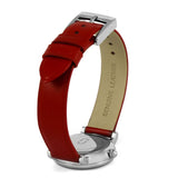 Marc Jacobs Roxy Silver Dial Red Leather Strap Watch for Women - MJ1632 Buy Now By Marc Jacobs