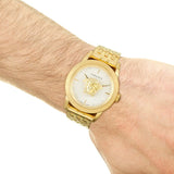 Versace Palazzo Empire White Dial Gold Steel Strap Watch for Men - VERD00318 Buy Now By Versace